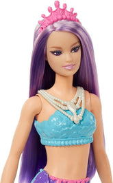 Barbie Dreamtopia Mermaid with Blue Top Purple Hair HGR10 - Colorland Toys